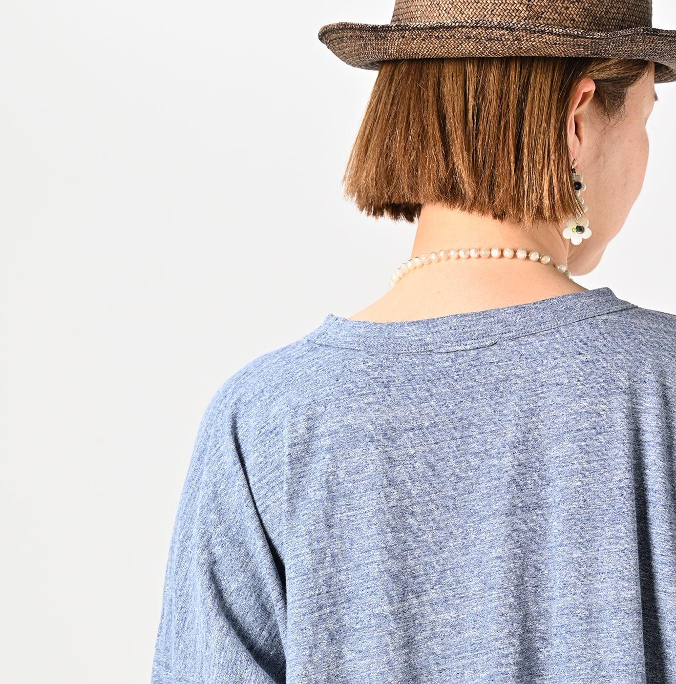 Big Slit T-shirt (Top-dyed yarn) - 45R by 45rpm studio - Image 9