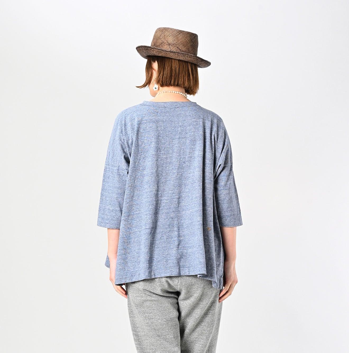 Big Slit T-shirt (Top-dyed yarn) - 45R by 45rpm studio - Image 6