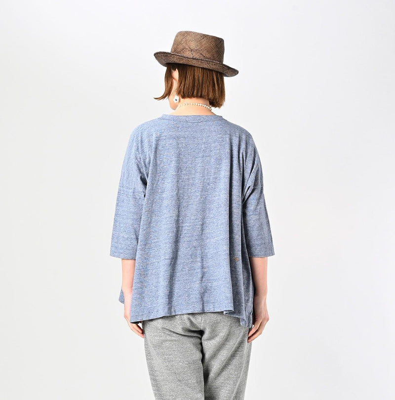Big Slit T-shirt (Top-dyed yarn) - 45R by 45rpm studio - Image 6