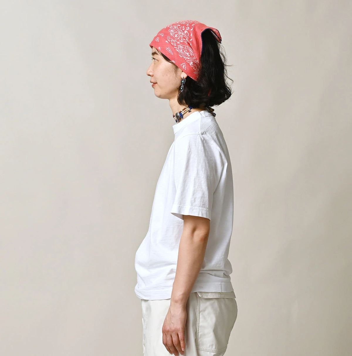 45R 45 Star 908 Short Sleeve T-shirt (White)