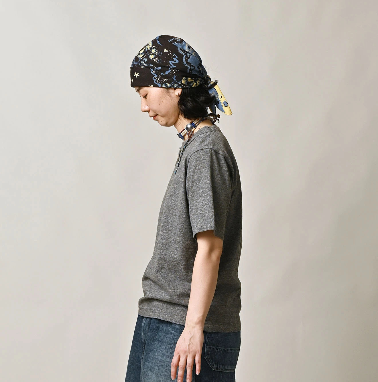 45R 45 Star 908 Short Sleeve T-shirt (Top-Dyed) - Image 7