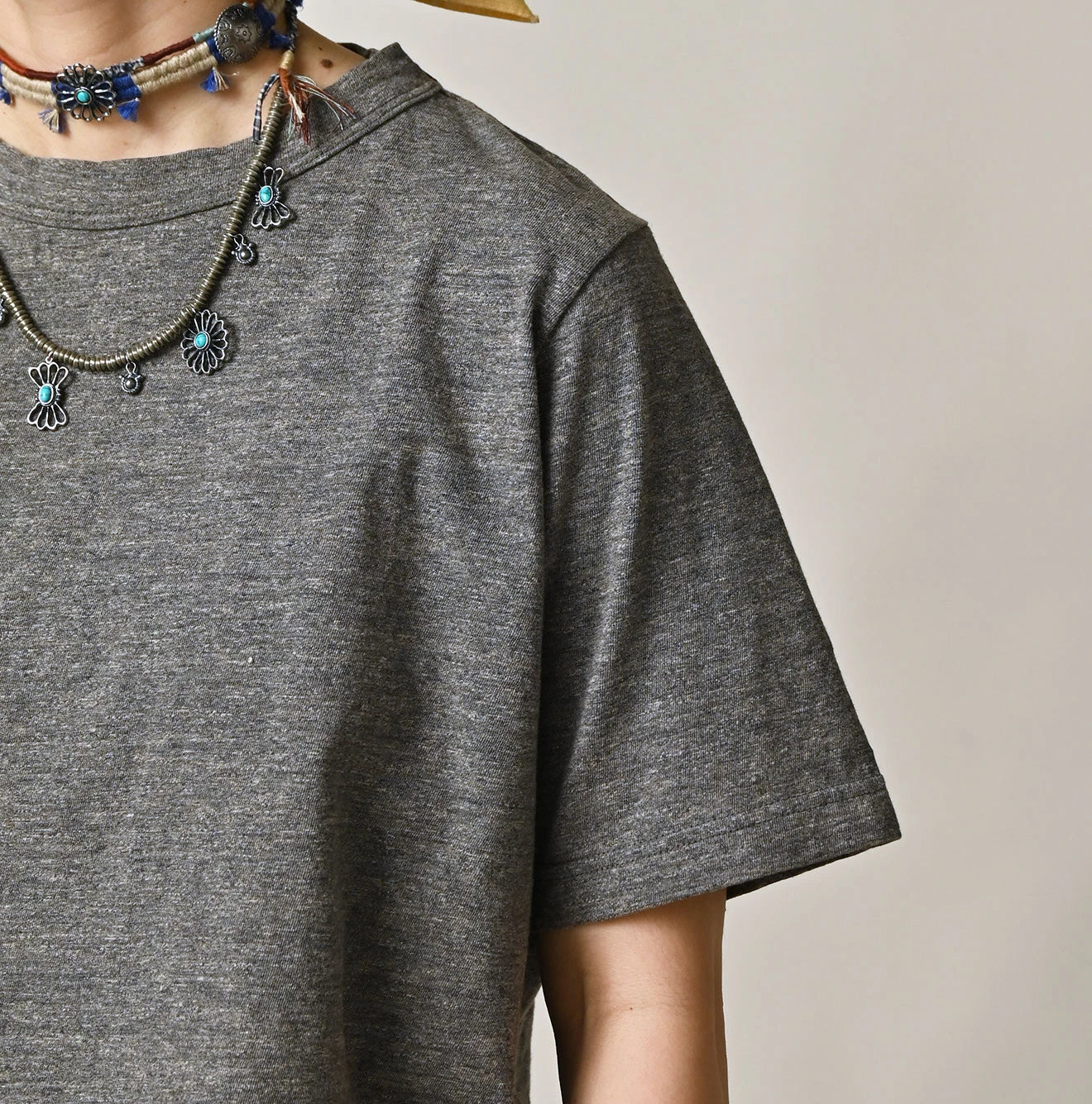 45R 45 Star 908 Short Sleeve T-shirt (Top-Dyed) - Image 13