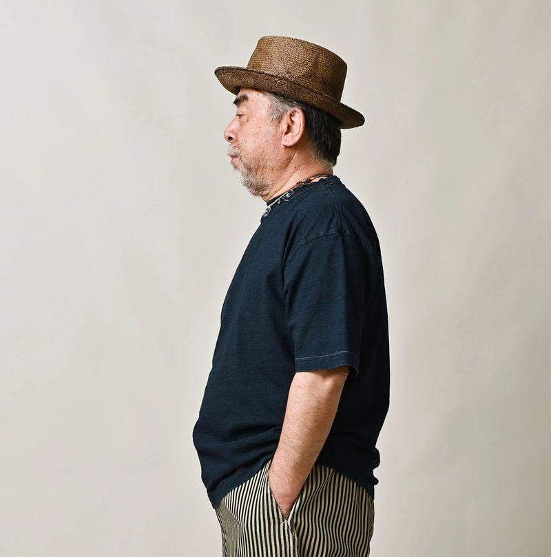 45R Indigo 45 Star 908 Short Sleeve T-shirt Distressed - Image 7