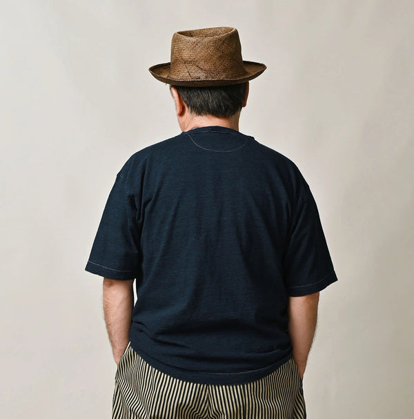 45R Indigo 45 Star 908 Short Sleeve T-shirt Distressed