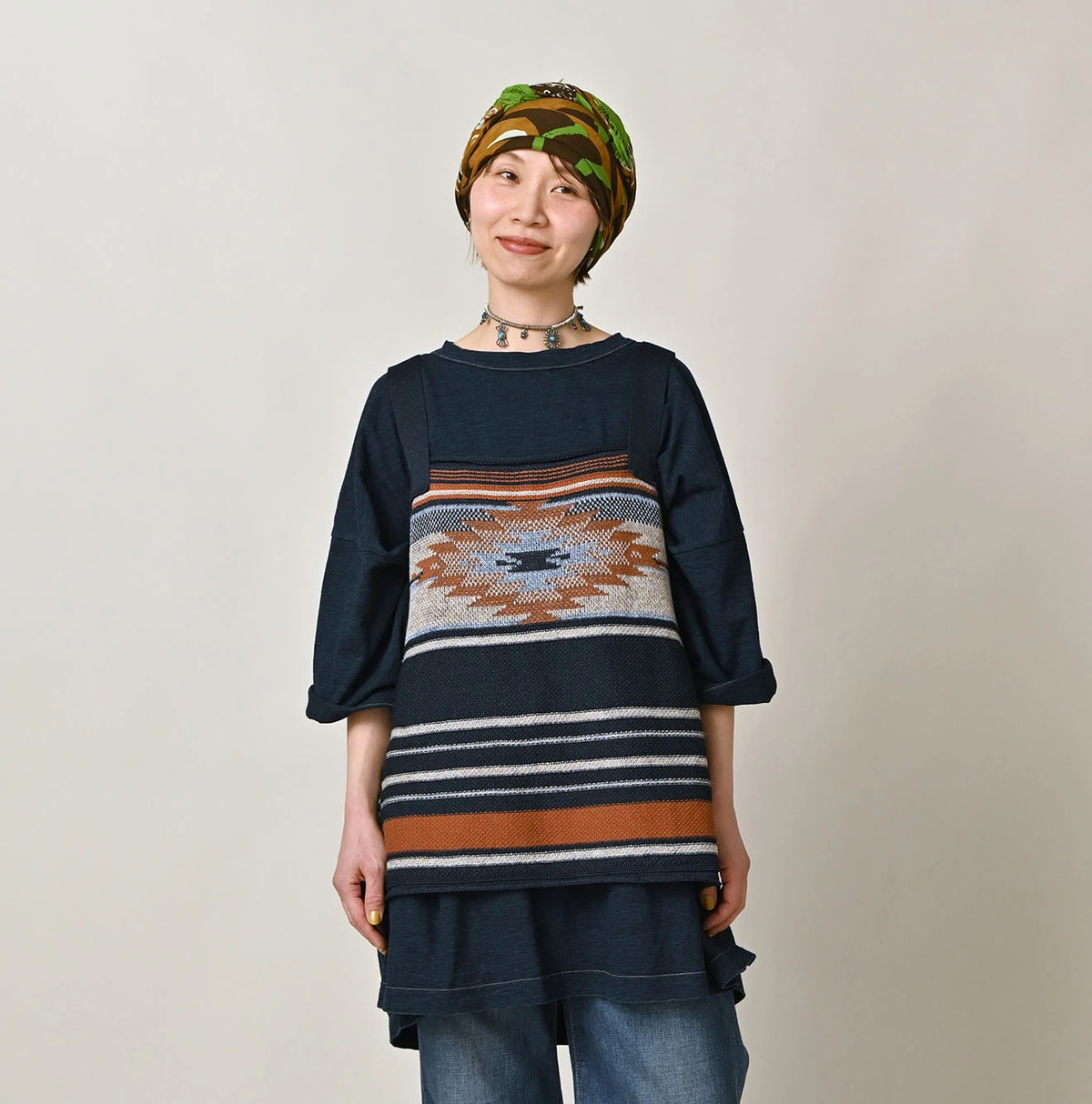 45R Indigo Ocean 908 Short Sleeve T-Shirt (Distressed Size 9.8)