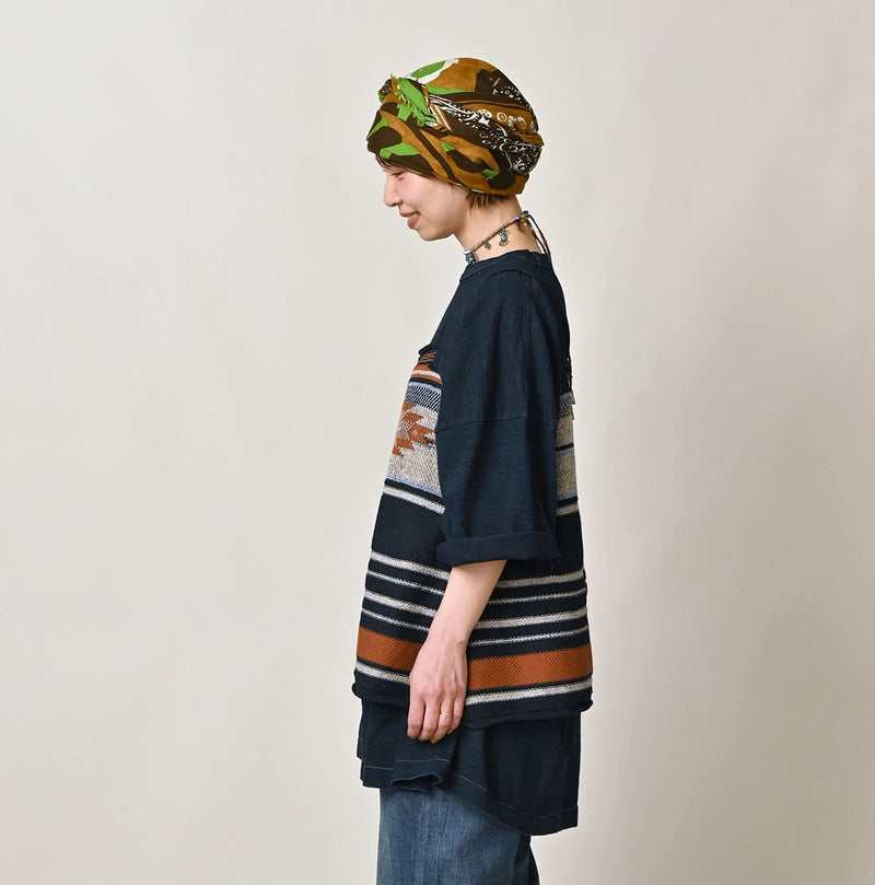 45R Indigo Ocean 908 Short Sleeve T-Shirt (Distressed Size 9.8) - Image 5