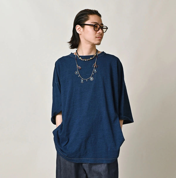 45R Indigo Ocean 908 Short Sleeve T-Shirt (Distressed Size 9.8)