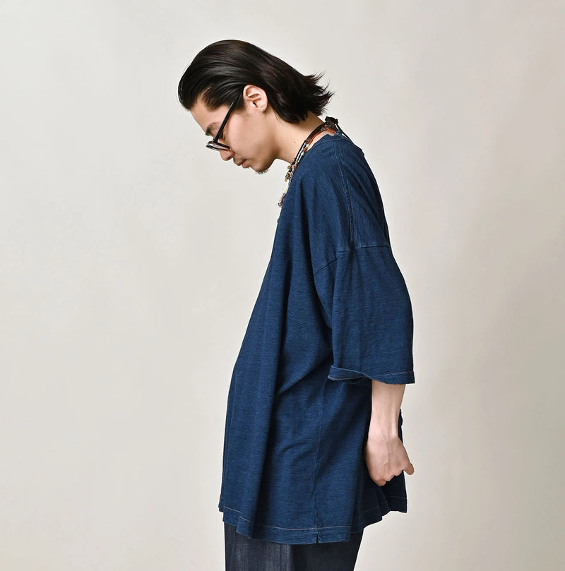 45R Indigo Ocean 908 Short Sleeve T-Shirt (Distressed Size 9.8) - Image 9