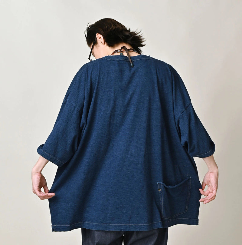 45R Indigo Ocean 908 Short Sleeve T-Shirt (Distressed Size 9.8) - Image 10