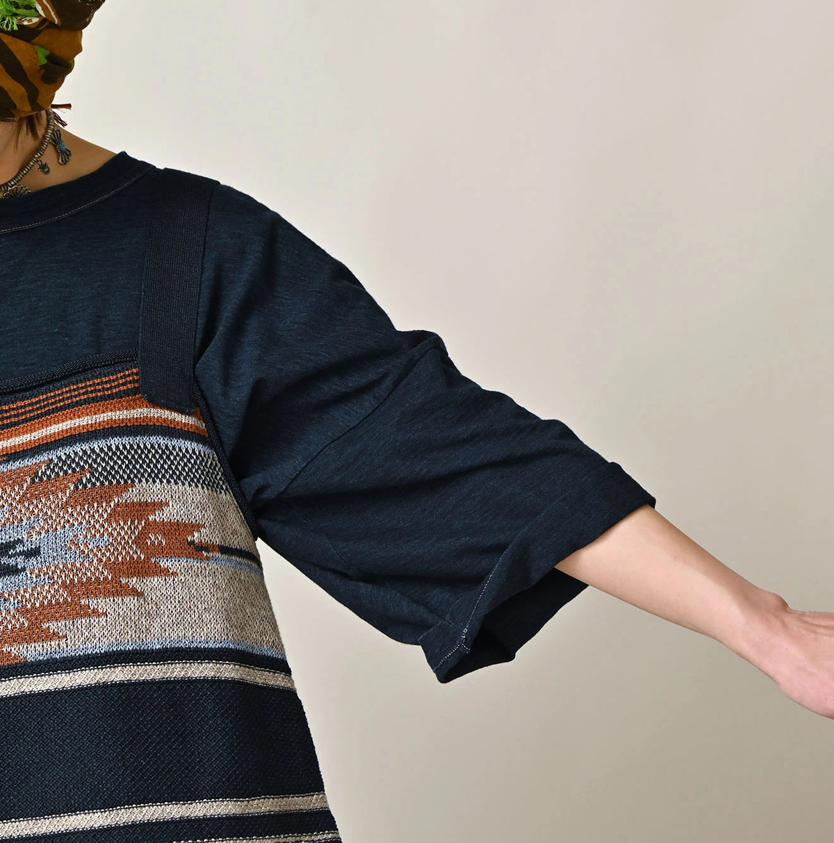 45R Indigo Ocean 908 Short Sleeve T-Shirt (Distressed Size 9.8)