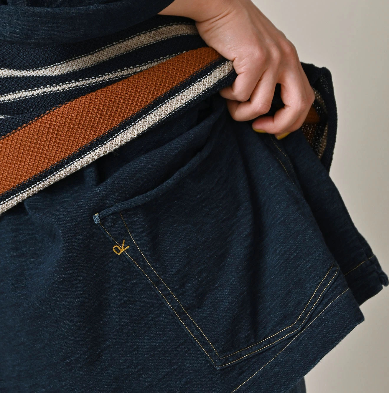 45R Indigo Ocean 908 Short Sleeve T-Shirt (Distressed Size 9.8) - Image 15