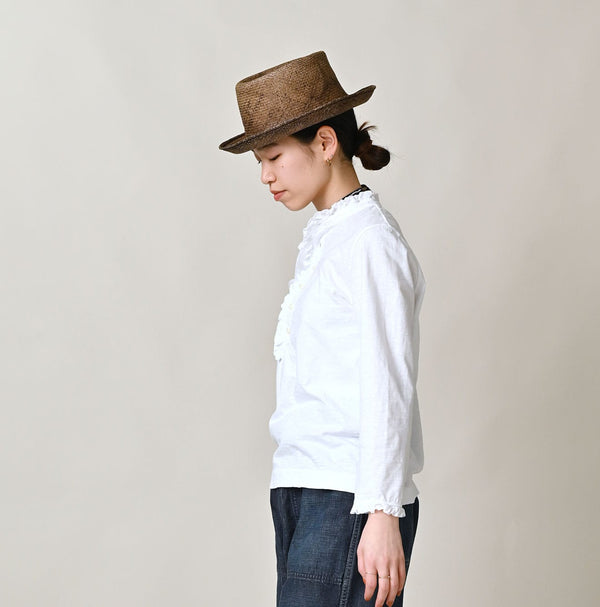 45R Frilled Square Henley