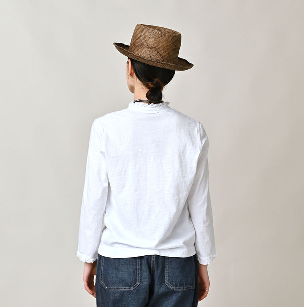 45R Frilled Square Henley