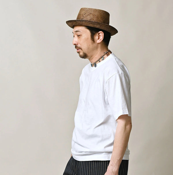 45R V-Neck 908 T-shirt (White)