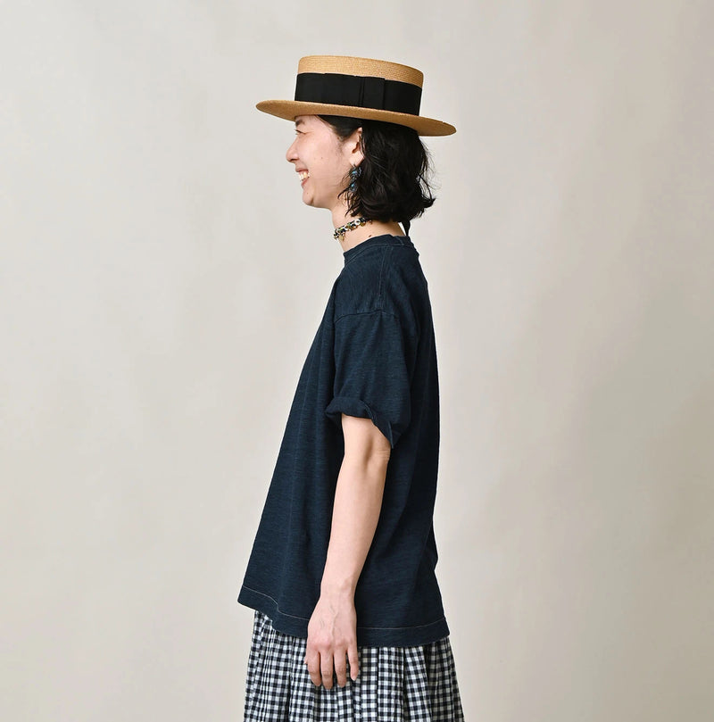 45R Indigo Ocean 908 Short Sleeve T-Shirt (Distressed) - Image 7