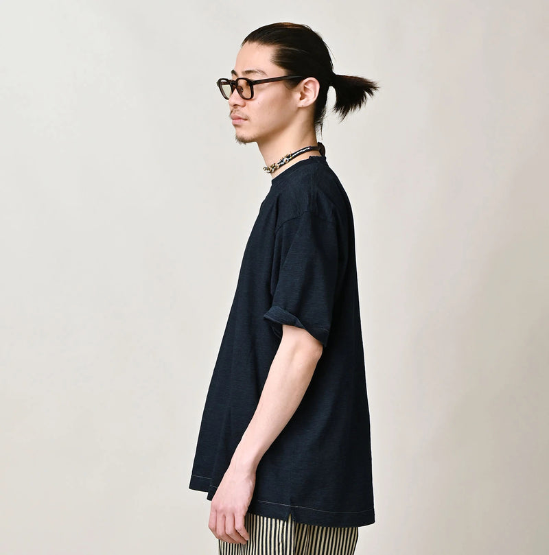 45R Indigo Ocean 908 Short Sleeve T-Shirt (Distressed) - Image 10