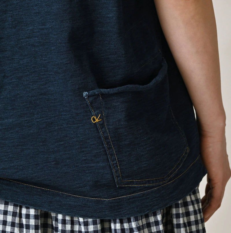 45R Indigo Ocean 908 Short Sleeve T-Shirt (Distressed) - Image 15