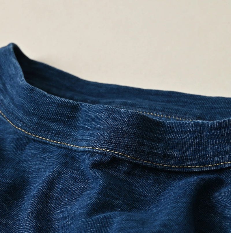 45R Indigo Ocean 908 Short Sleeve T-Shirt (Distressed) - Image 17