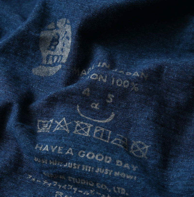 45R Indigo Ocean 908 Short Sleeve T-Shirt (Distressed) - Image 21