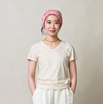 45R Tenjiku Chibi V-Neck T-shirt (Top-Dyed)