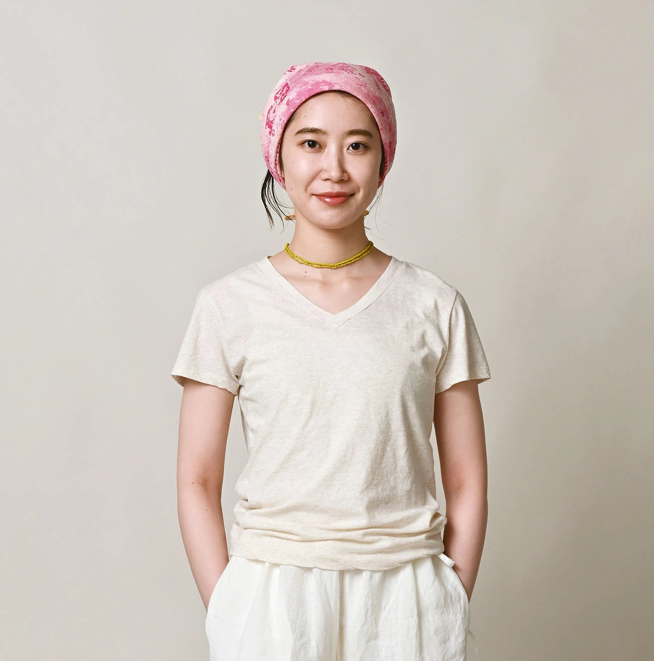 45R Tenjiku Chibi V-Neck T-shirt (Top-Dyed) - Image 5