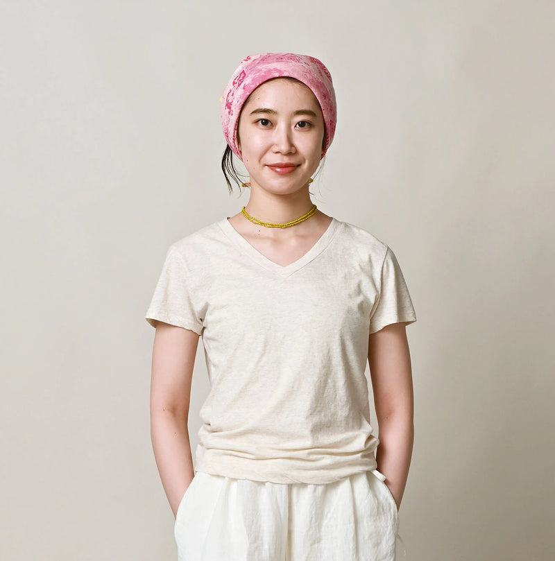 45R Tenjiku Chibi V-Neck T-shirt (Top-Dyed) - Image 5