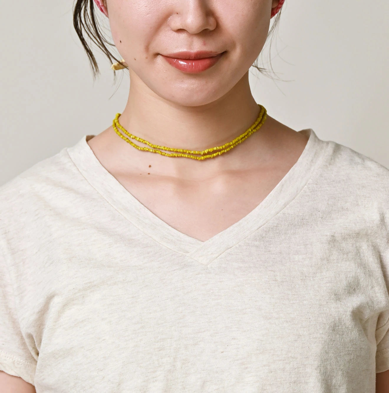 45R Tenjiku Chibi V-Neck T-shirt (Top-Dyed) - Image 8