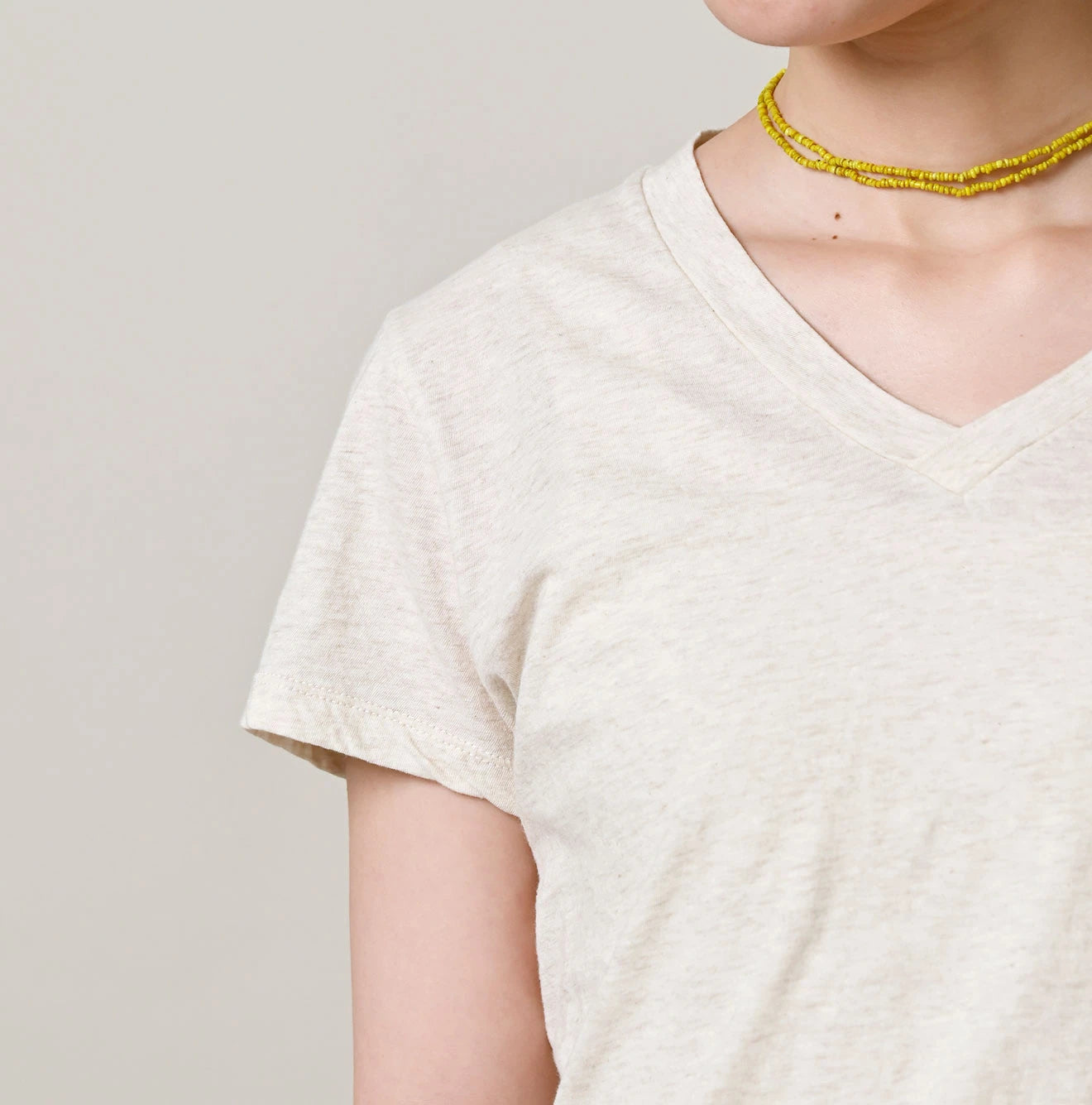 45R Tenjiku Chibi V-Neck T-shirt (Top-Dyed) - Image 9