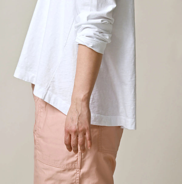 45R Tenjiku Flare T-shirt (White)