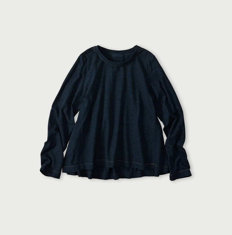 45R Indigo Tenjiku Flare T-shirt Distressed - Image 1