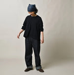 45R Indigo Tenjiku Flare T-shirt Distressed