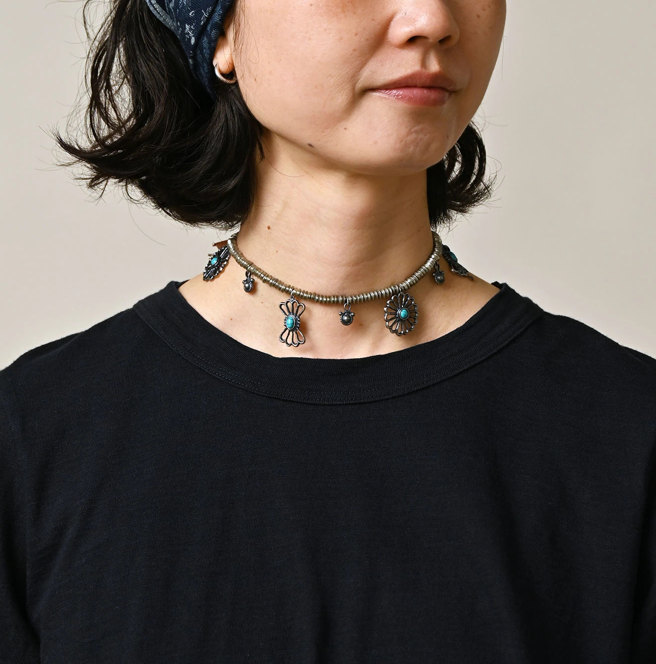 45R Indigo Tenjiku Flare T-shirt Distressed - Image 9