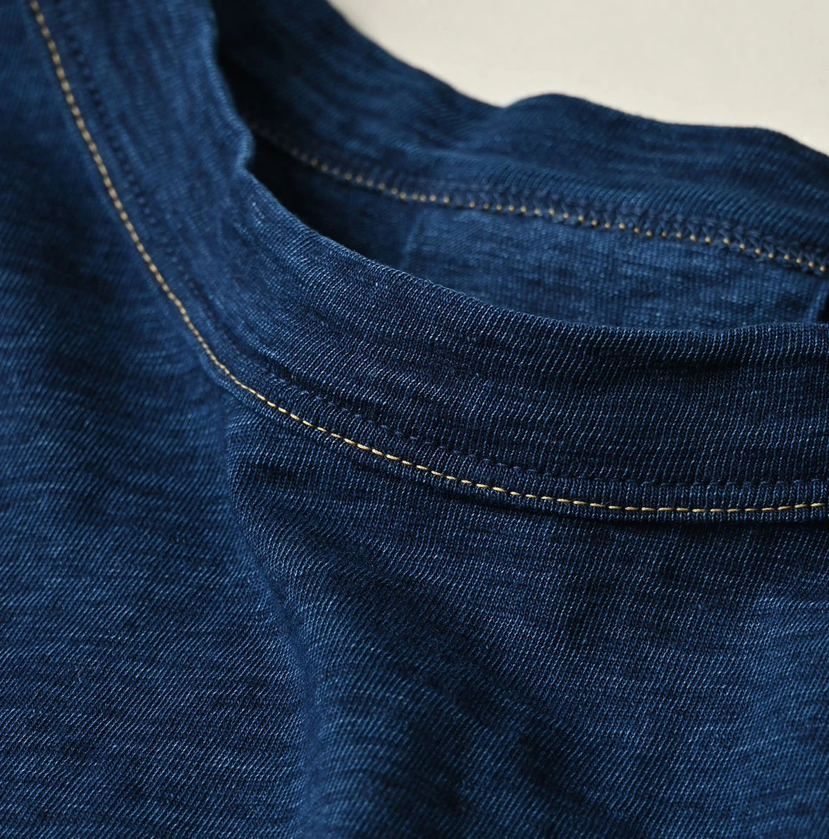 45R Indigo Tenjiku Flare T-shirt Distressed