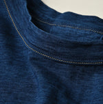 45R Indigo Tenjiku Flare T-shirt Distressed
