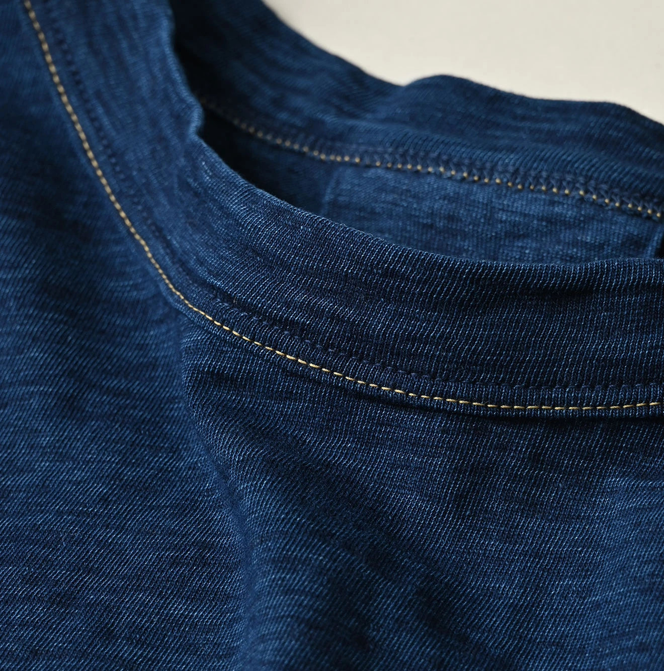 45R Indigo Tenjiku Flare T-shirt Distressed - Image 15