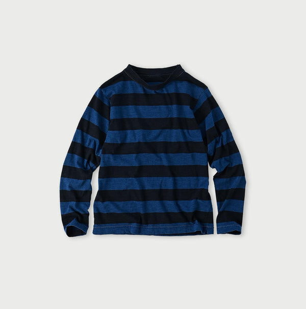 Indigo Stripe 908 45 Star T-shirt (Size 0) - 45R by 45rpm studio