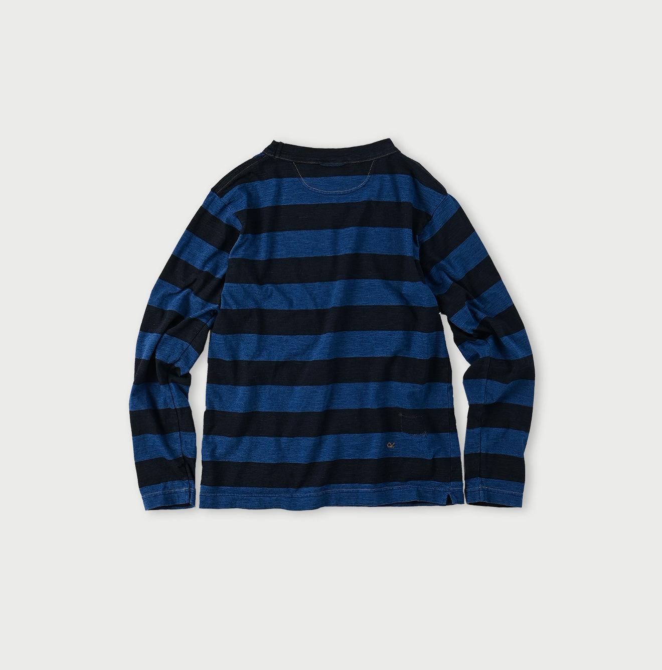 Indigo Stripe 908 45 Star T-shirt (Size 0) - 45R by 45rpm studio - Image 2
