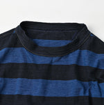 Indigo Stripe 908 45 Star T-shirt (Size 0) - 45R by 45rpm studio