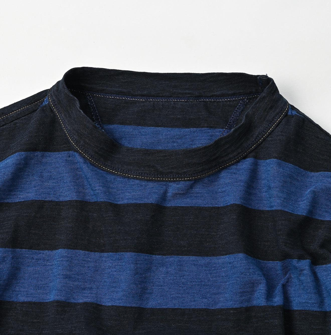Indigo Stripe 908 45 Star T-shirt (Size 0) - 45R by 45rpm studio - Image 7