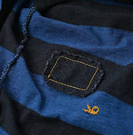 Indigo Stripe 908 45 Star T-shirt (Size 0) - 45R by 45rpm studio
