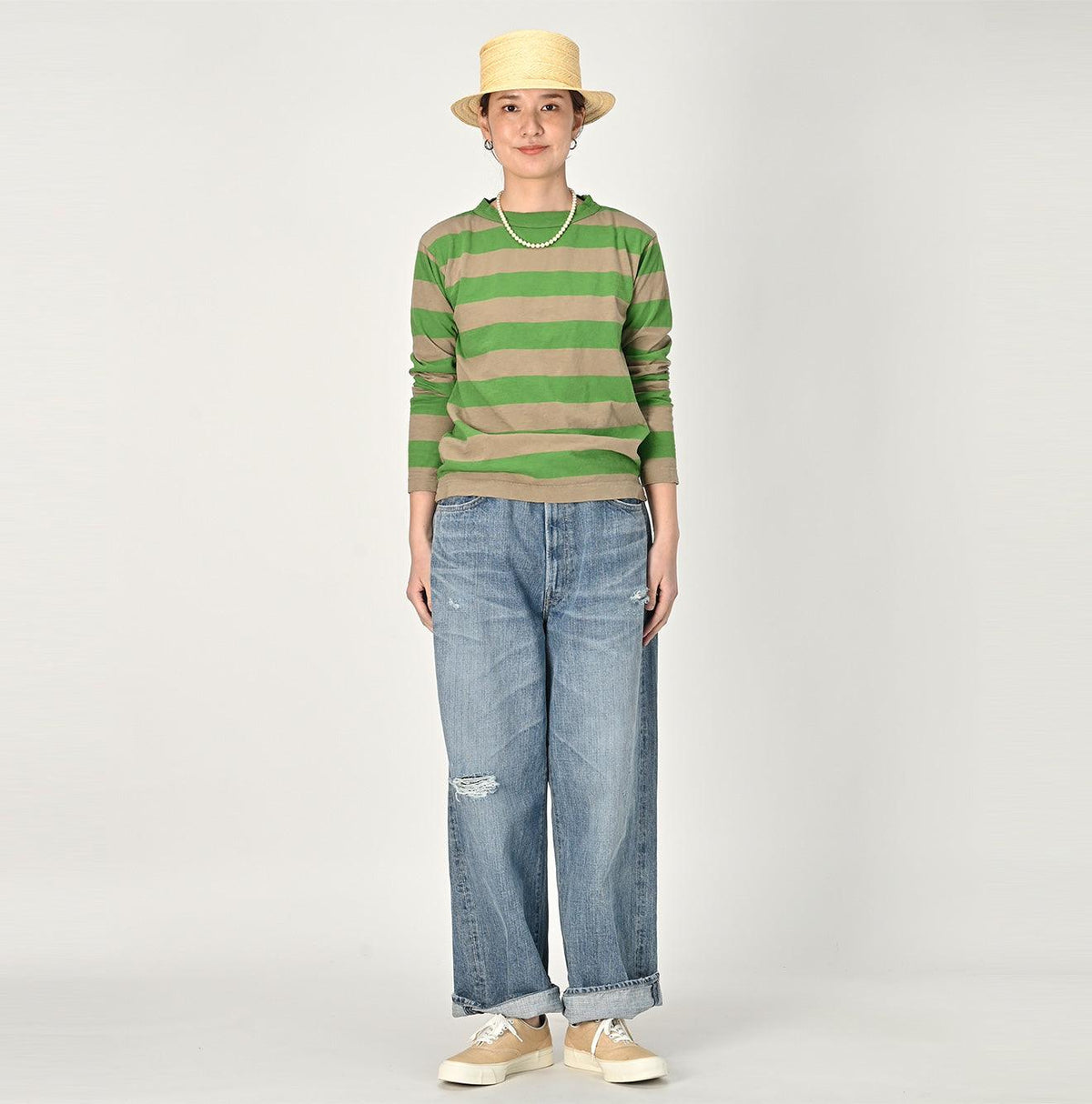 Stripe 908 45 Star T-shirt - 45R by 45rpm studio
