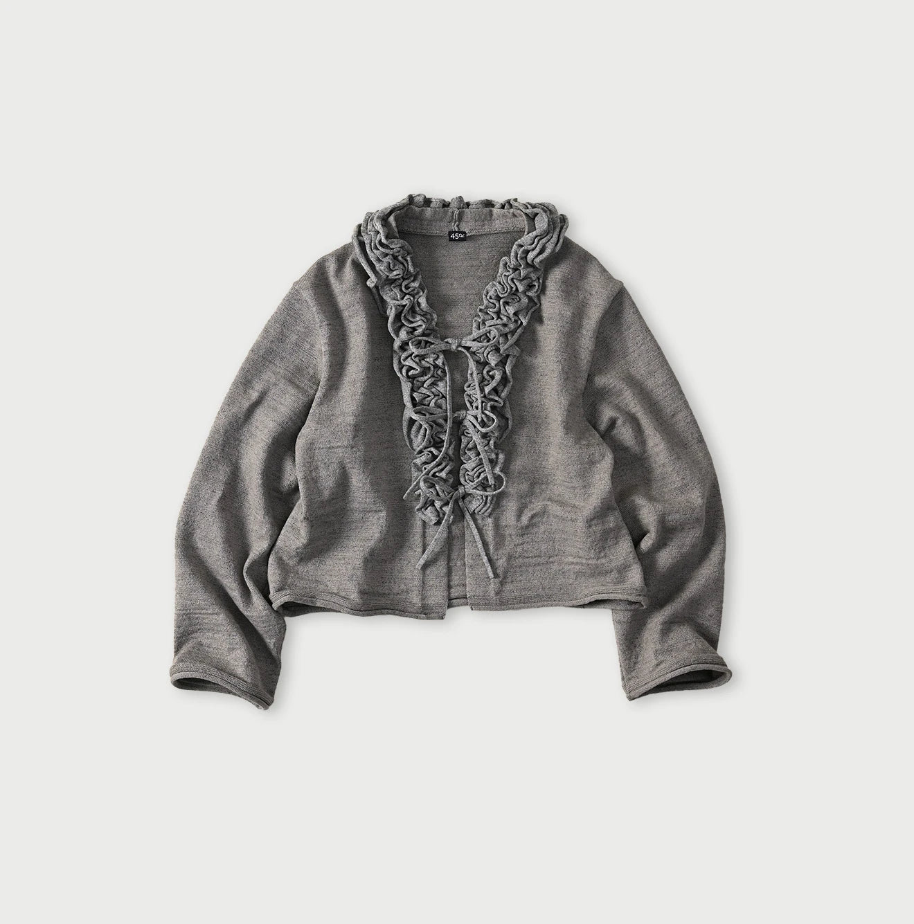 Dekoboko Knit-sewn Frilled Bolero | 45R Official Online Store