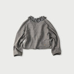 45R Dekoboko Knit-sewn Frilled Bolero