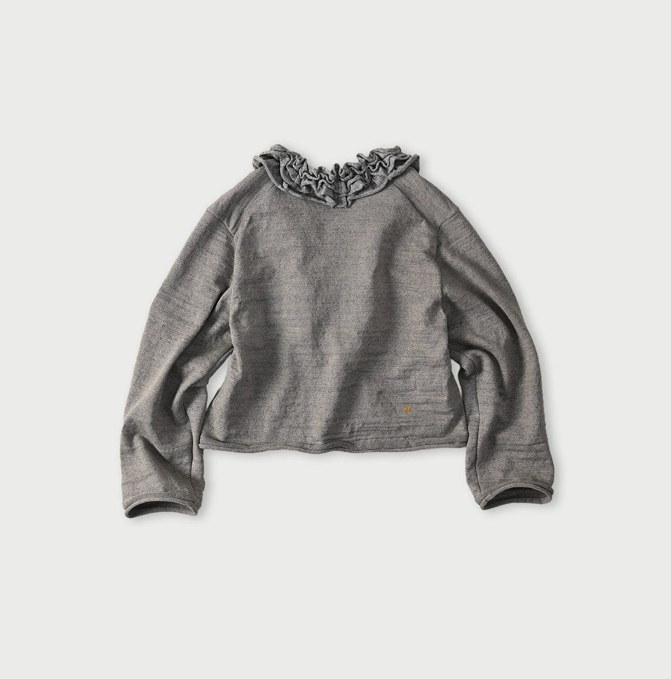 45R Dekoboko Knit-sewn Frilled Bolero - Image 5