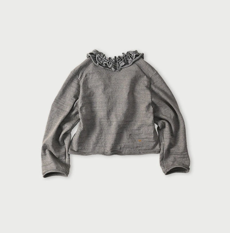 45R Dekoboko Knit-sewn Frilled Bolero - Image 5