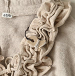 45R Dekoboko Knit-sewn Frilled Bolero