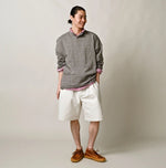45R Dekoboko Knit-sewn Pullover
