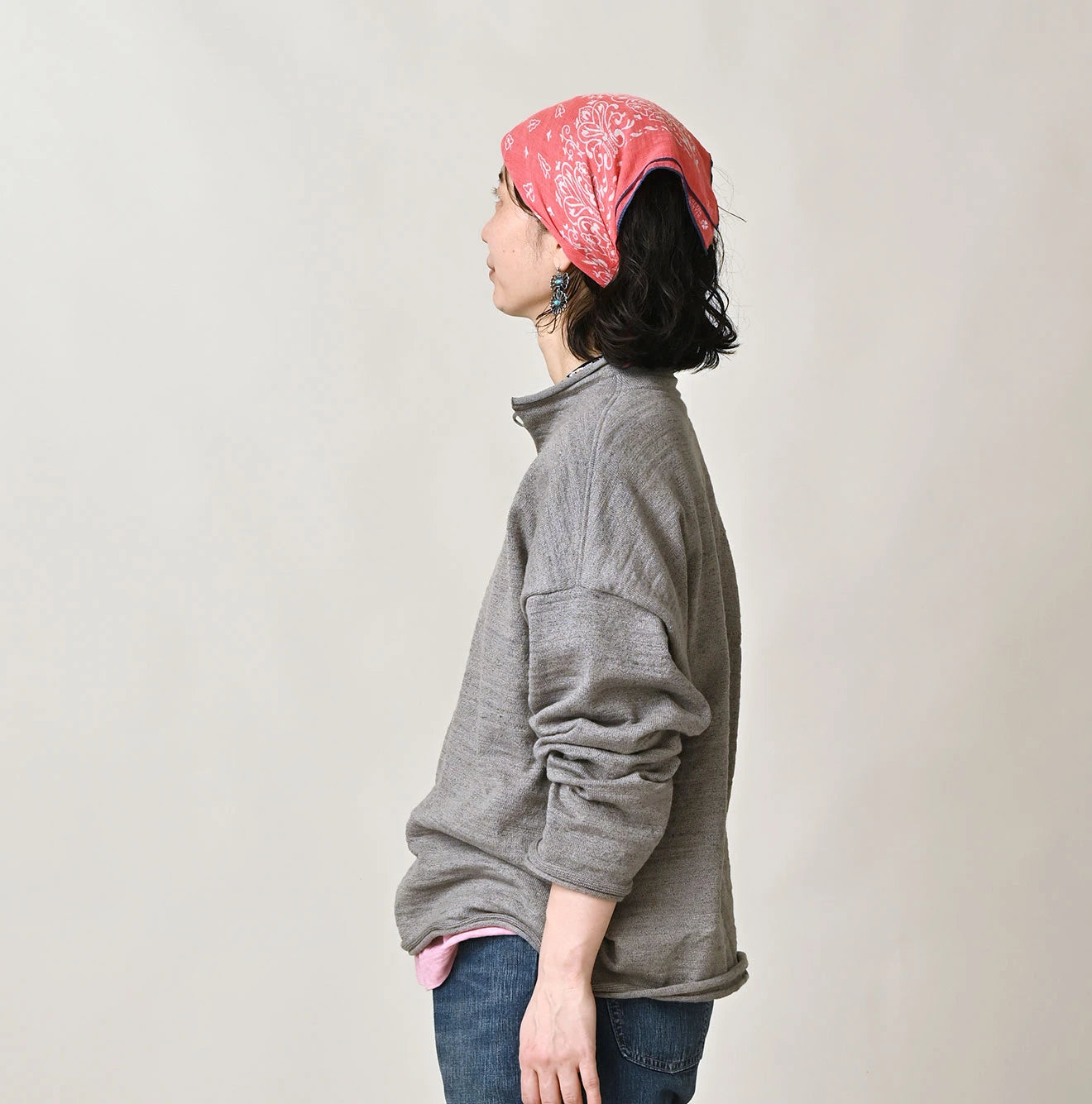 45R Dekoboko Knit-sewn Pullover - Image 11