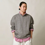45R Dekoboko Knit-sewn Pullover