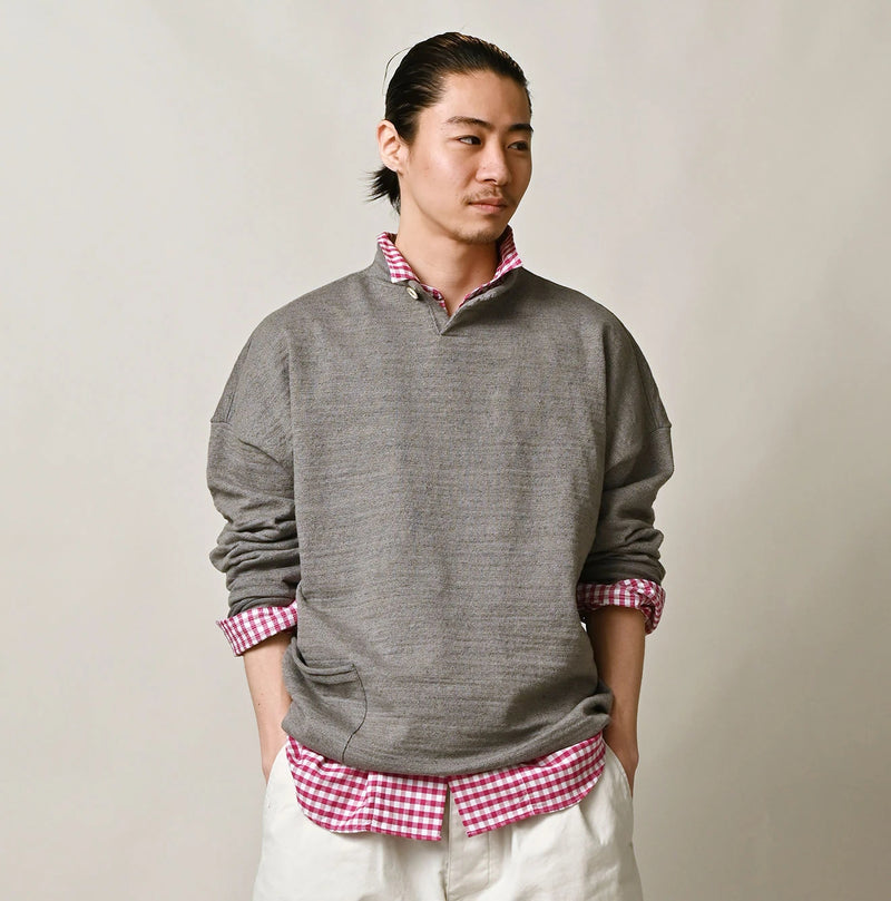 45R Dekoboko Knit-sewn Pullover - Image 7